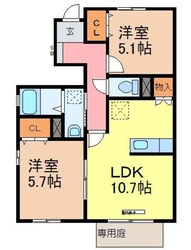 ローズスクエアの物件間取画像